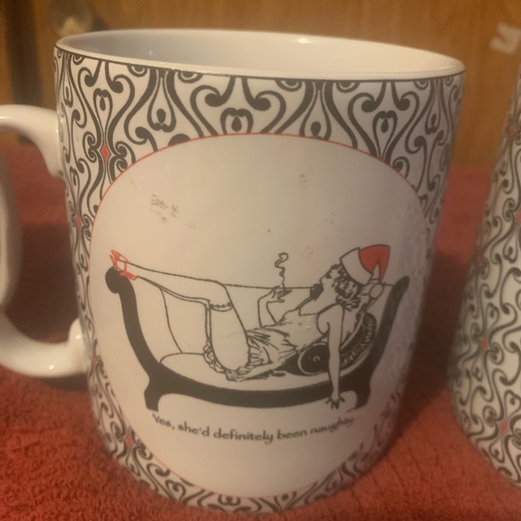 THREE 222 Fifth Santa's Hot Babe 24 oz. Jumbo Mug - Picture 2 of 4